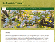 Tablet Screenshot of itspossibletherapy.com